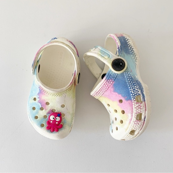 CROCS | Shoes | Crocs Multi Color Infant Toddler Classic Clogs 6 | Poshmark